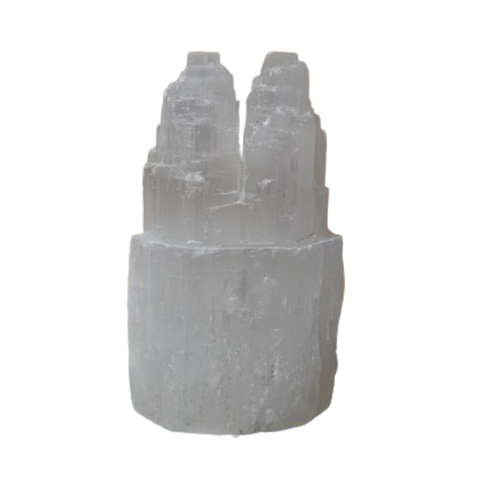 Candeeiro Selenite duplo