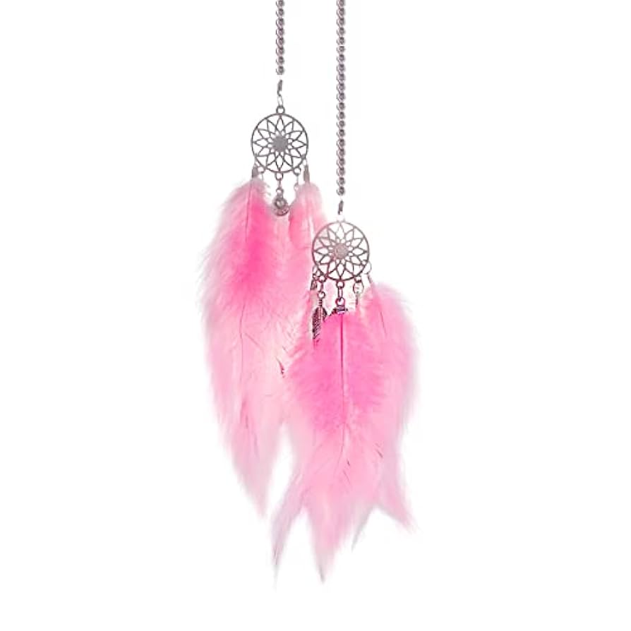 Mini Caça Sonhos para Carro - Rosa