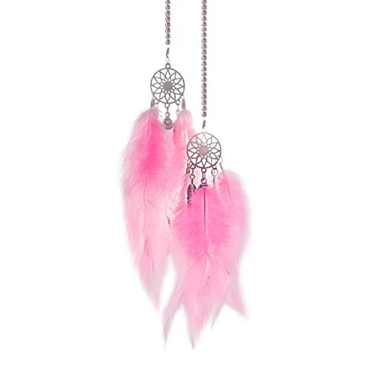 Mini Caça Sonhos para Carro - Rosa